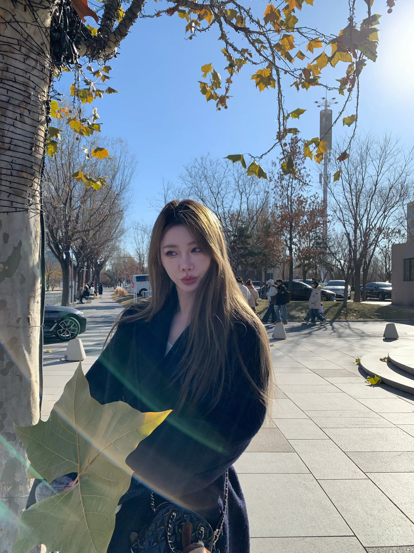 

Tannin Red Rabbit lectual Love Mid-Century Sle Loose Slim Double-Breasted Midi Coat Women Winter Warm Woolen Coat