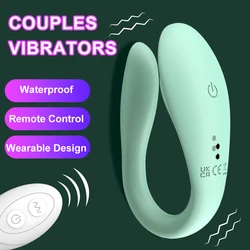 Wireless Control Vagina Dildo Vibrators For Couples Wearable G Spot Anal Clitoris Stimulator Dual Vibrator 18 Sex Toys For Women