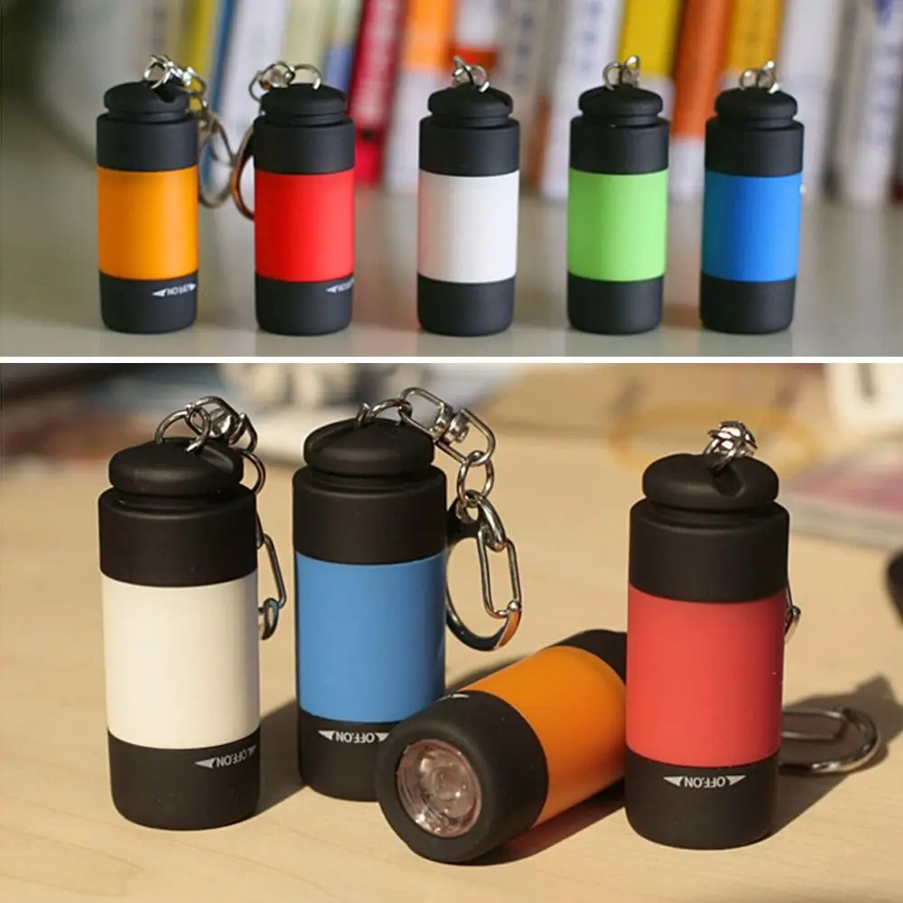 High Quality 25Lum Mini-Torch Keychain Emergency Flashlight Outdoor Camping LED Torch