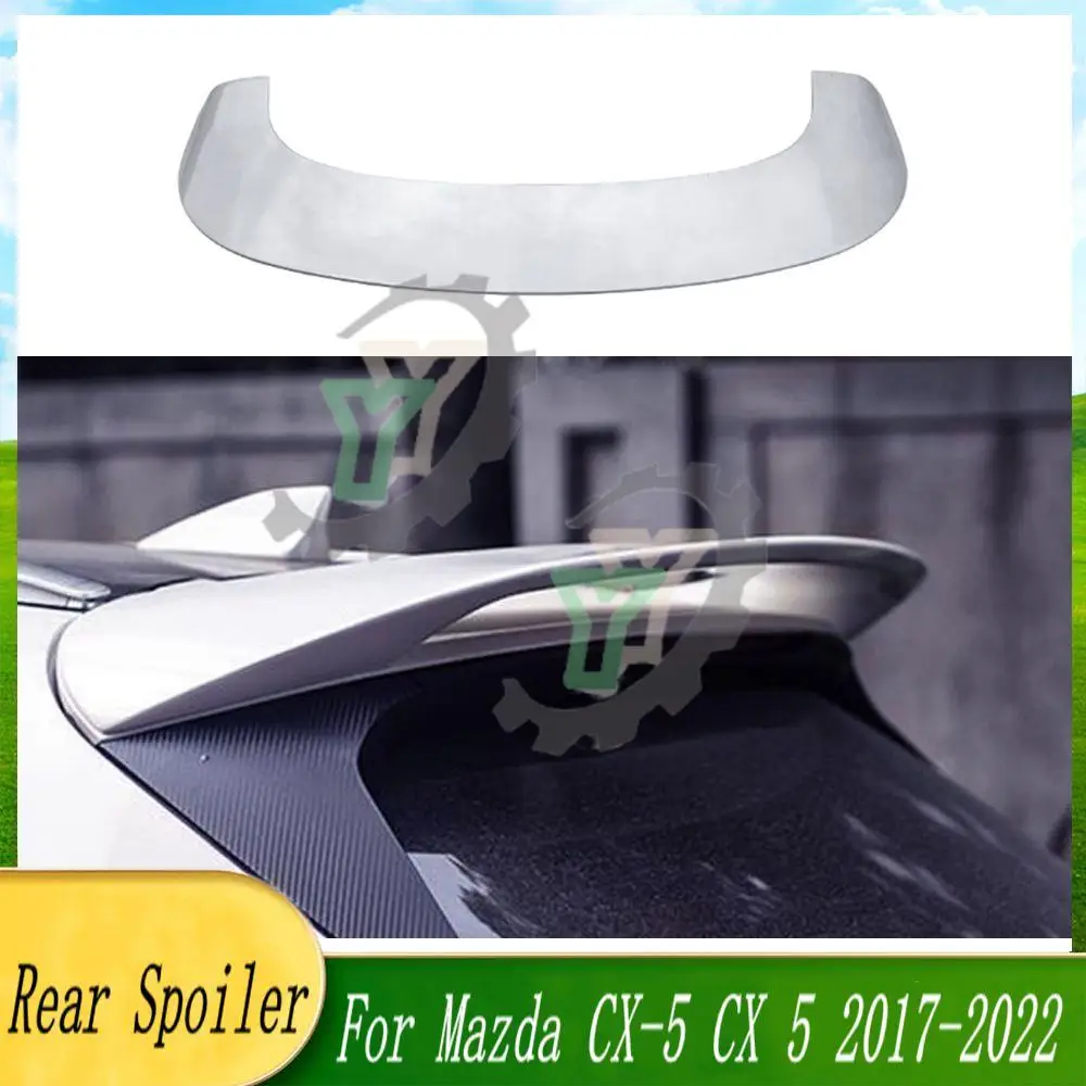 

High Quality ABS Plastic Car Rear Roof Spoiler Trunk Wing Lip Boot Cover For Mazda CX-5 CX 5 2017 2018 2019 2020 2021 2022