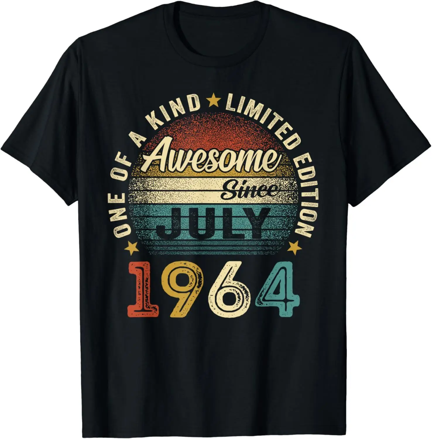 Legend Since July 1964 60 Years Old 60th Birthday Men Women T-Shirt Graphic T Shirts Men Women Clothes Tops Camisetas