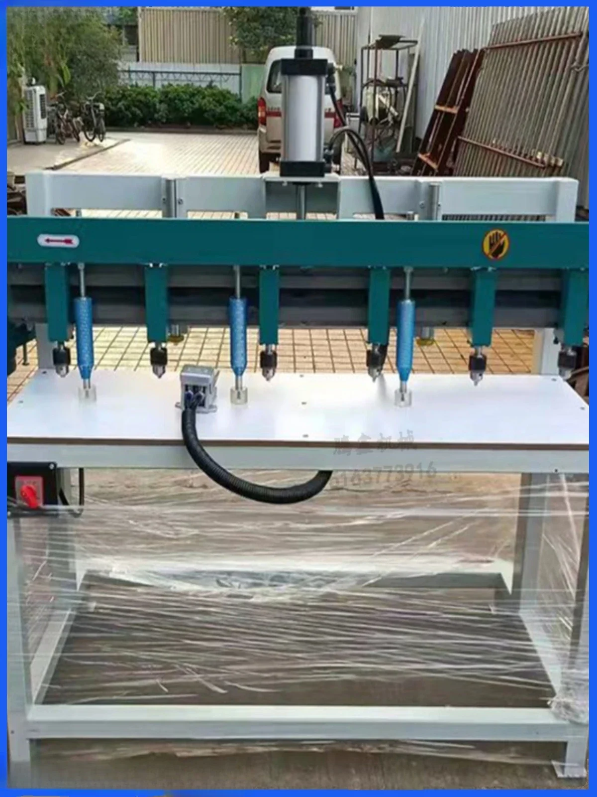 Vertical Pneumatic Multi-Axis Woodworking Drilling Machine Vertical Drilling Machine Multi-Hole Drill Group Drill