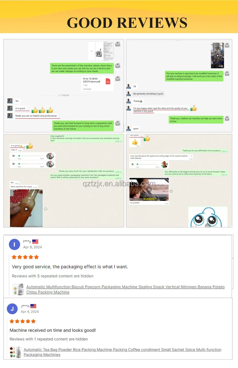 TianZe Granul Food Maize Powder Filling And Packaging Machine 500g