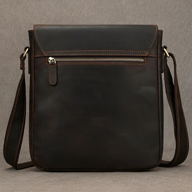 Alta qualidade bolsa de ombro de couro masculino couro genuíno crossbody sacos para masculino mensageiro sacos vintage estilingue homem sacos 2024