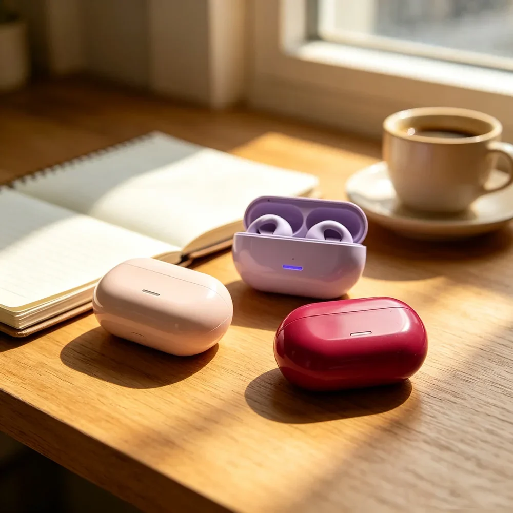 TWS Wireless Earbuds Fone Bluetooth Headphones Adopt Well Tuned Acoustics, Slim Housing, Touch Command To Manage Audio