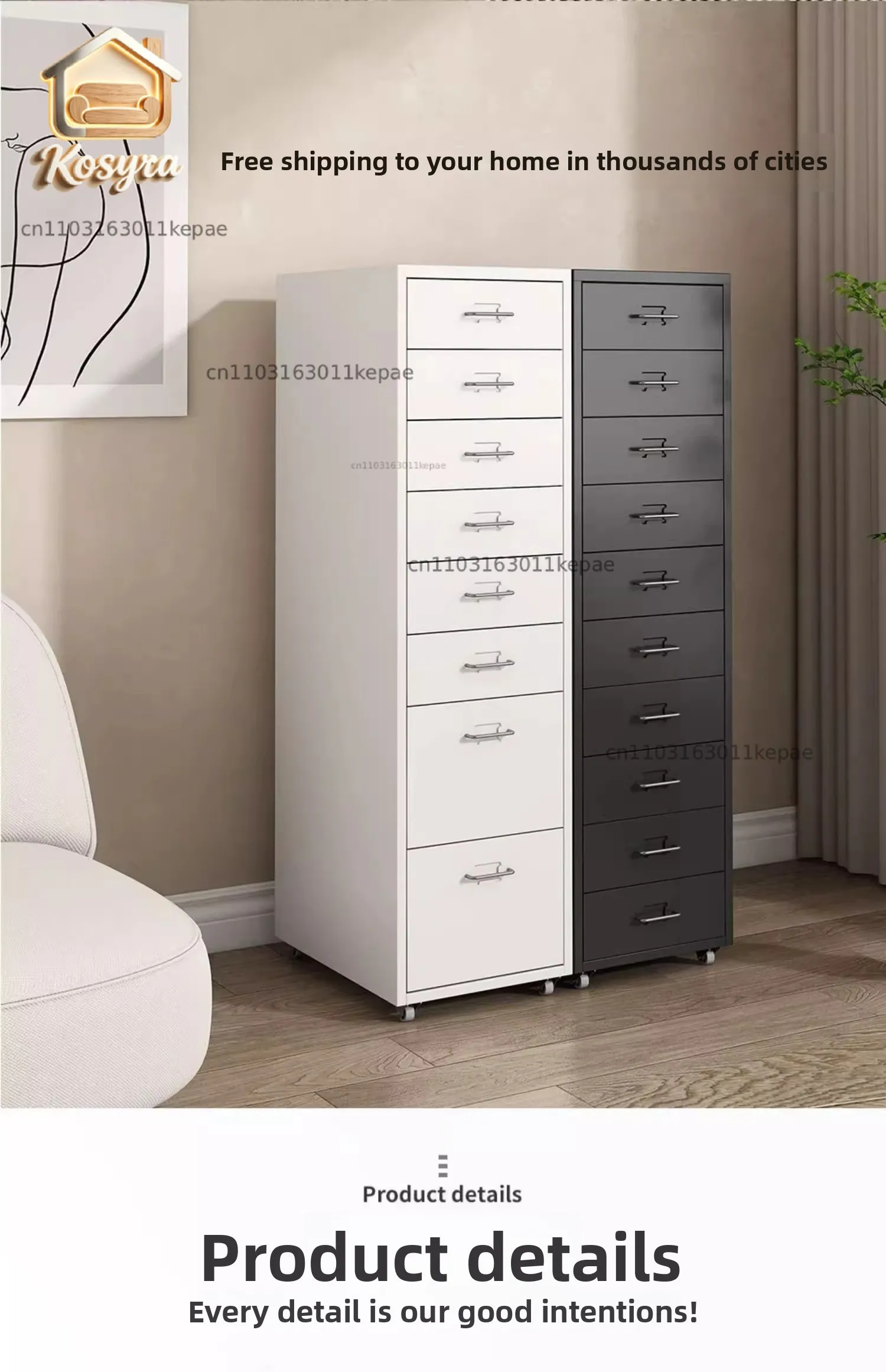 

Helmer Classification Crack Drawer Storage Cabinet ins Wrought Iron Bedside Cabinet Locker Under Table Multi-layer Cabinet