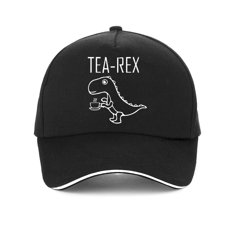 

Tea rex cap funny graphic dinosaur cute Baseball Cap fashion Men Women Cartoon print summer Visor hip-hop Snapback Hats outdoor