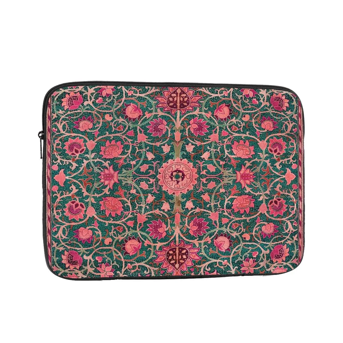 William Morris Flower Pattern Notebook Laptop Bag Case Pouch 10 12 13 15 17 Inch For Macbook Air Pro Tablet Shockproof Case Bag