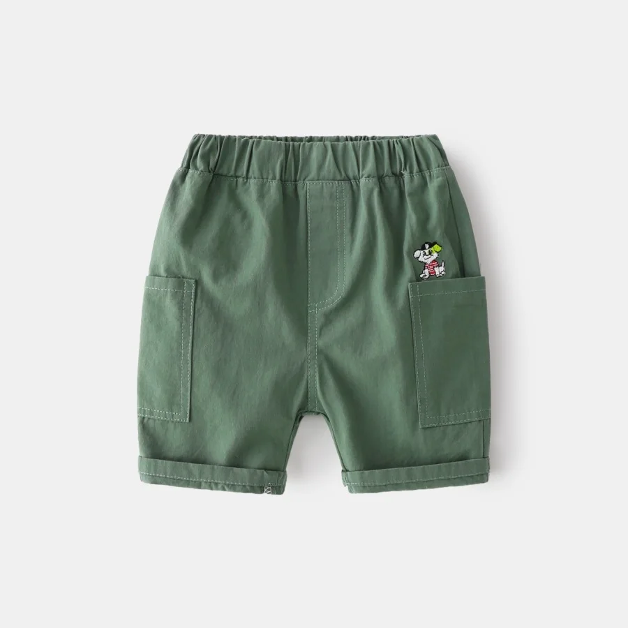 2026 Little Boy Shorts Casual Clothing 2-6Yrs Children Summer Elastic Waist Trousers Five Pants Cool Kid Britches Kids Shorts