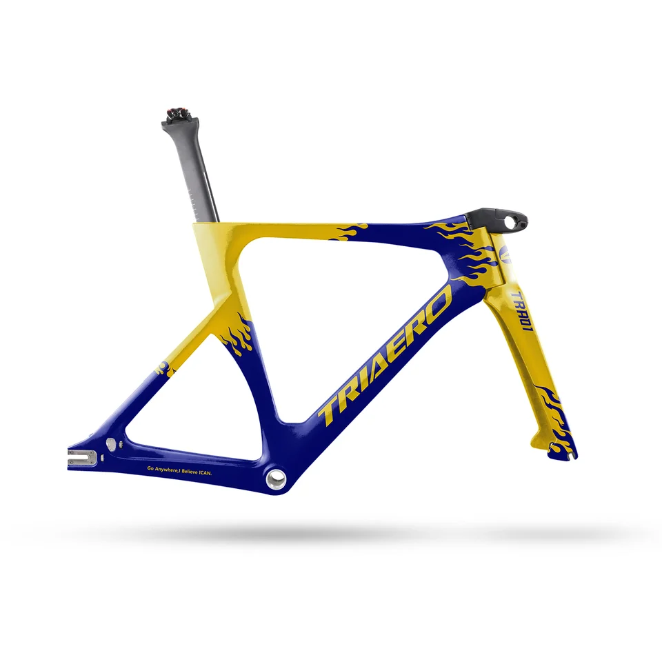 ICAN TRA01 Newest Carbon Track Bike Frame With BSA Bottom Bracket