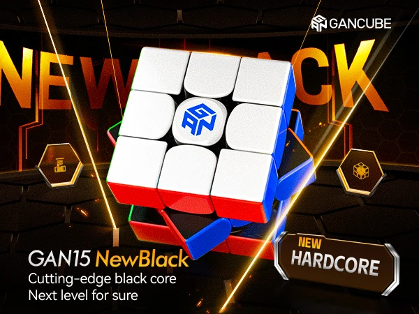 [JudyCube] 2025 Gan 15 zwarte Kern UV Magnetische Magic Speed Cube GAN 15 UV Professionele Fidget Speelgoed Cubo Magico