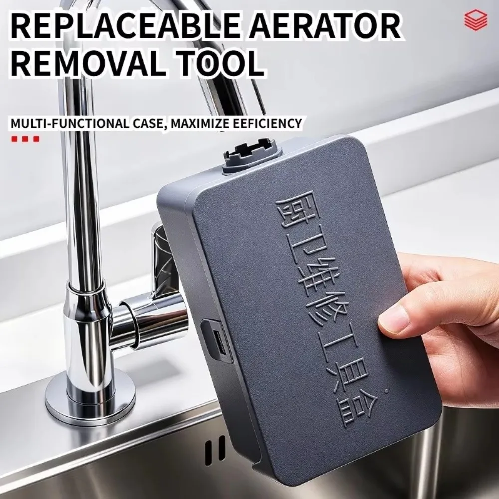 Multifunctional Kitchen and Bathroom Repair Accessories Box Split Storage Tray Rubber Fittings Plumbing Parts Box