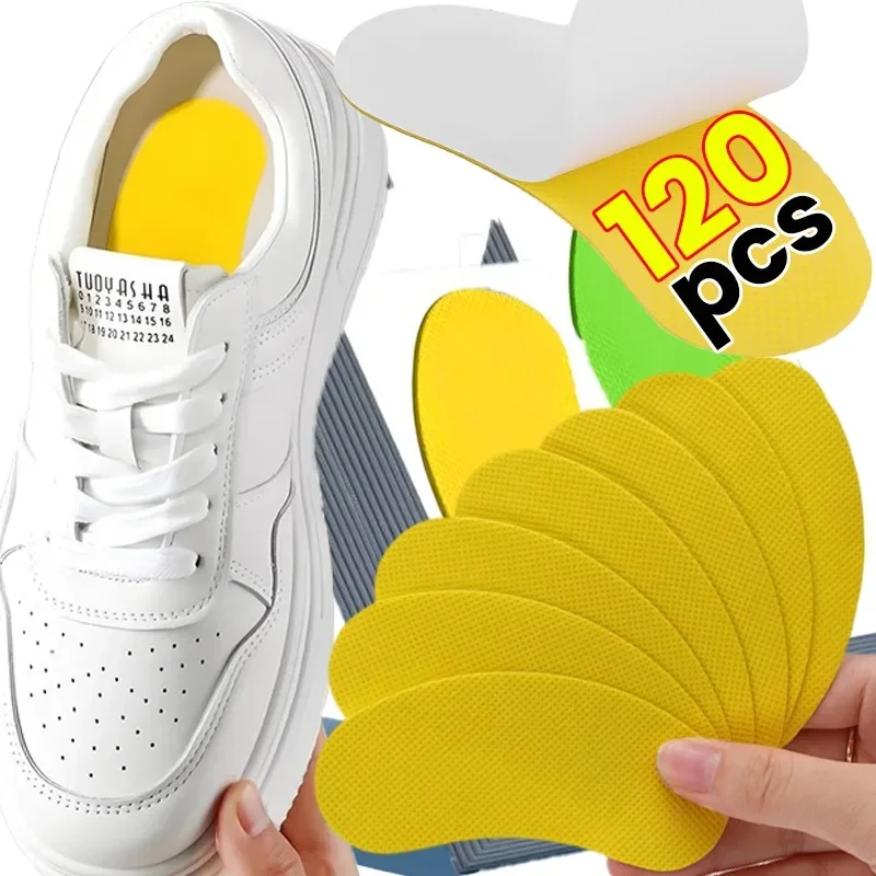12-120pcs Shoes Deodorant Stickers Deodorant Foot Odor Deodorants Sneaker Smell Fresh Fruity Aroma Insole Sterilization Sticker