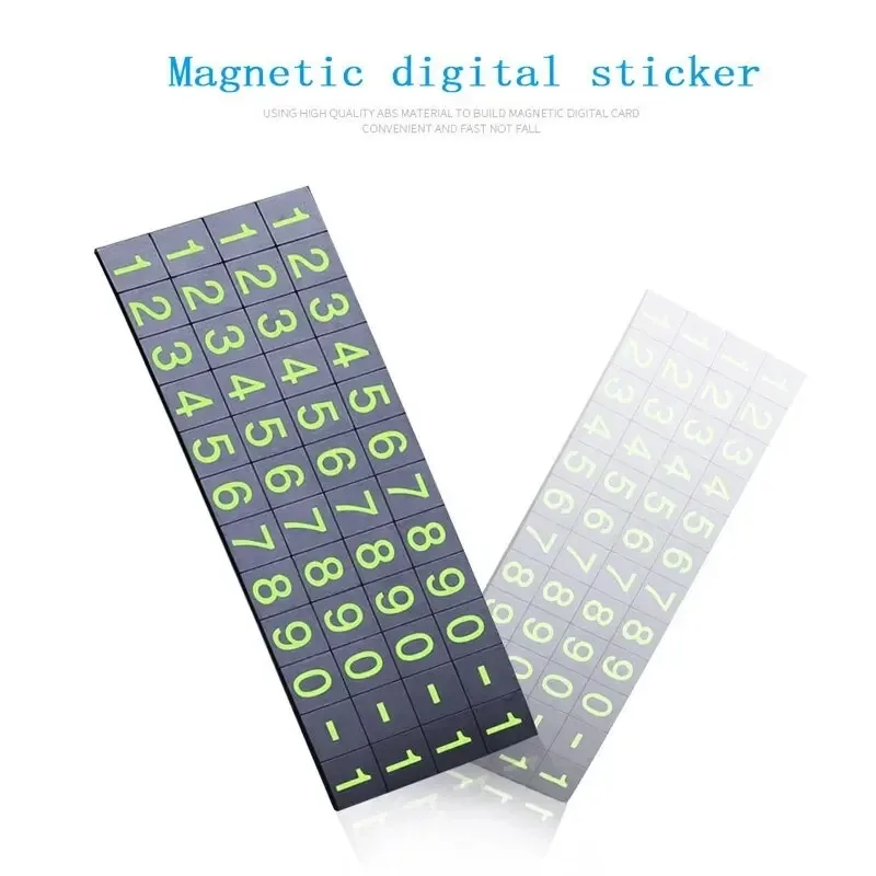 13x2.5cm Car Phone Number Card Temporary Parking Card  Plate Telephone Number tool Car Park Stop Automobile Accessories Supplies - view 4