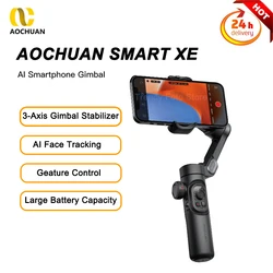 AOCHUAN Smart XE 3-Axis Gimbal Stabilizer Foldable Mobile Phone Selfie Stick with Tripod Smartphone Gimbal for Xiaomi Iphone