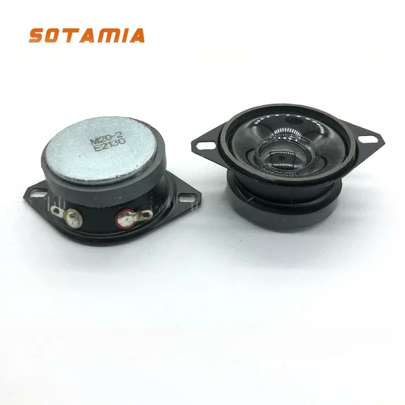 SOTAMIA 2Pcs 40MM Tweeter Mini Speaker 4 Ohm 5W Audio Treble Speaker External Magnetic Sound Music Home Theater HIFI Loudspeaker