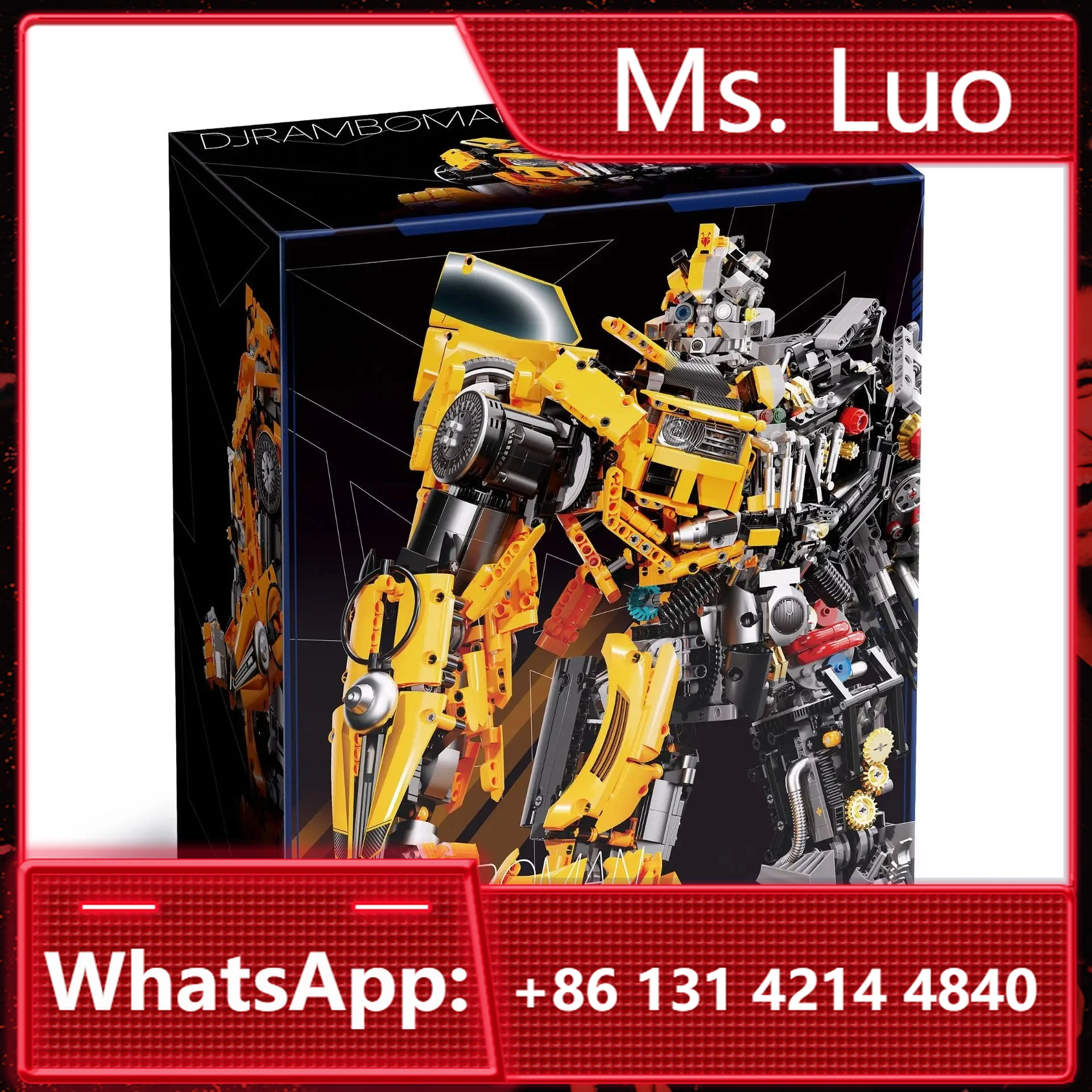 

K-box V5014 Metamorphic Robotics Building Blocks Transformered Series Bumblebees Building Model Bricks for Kids Gift