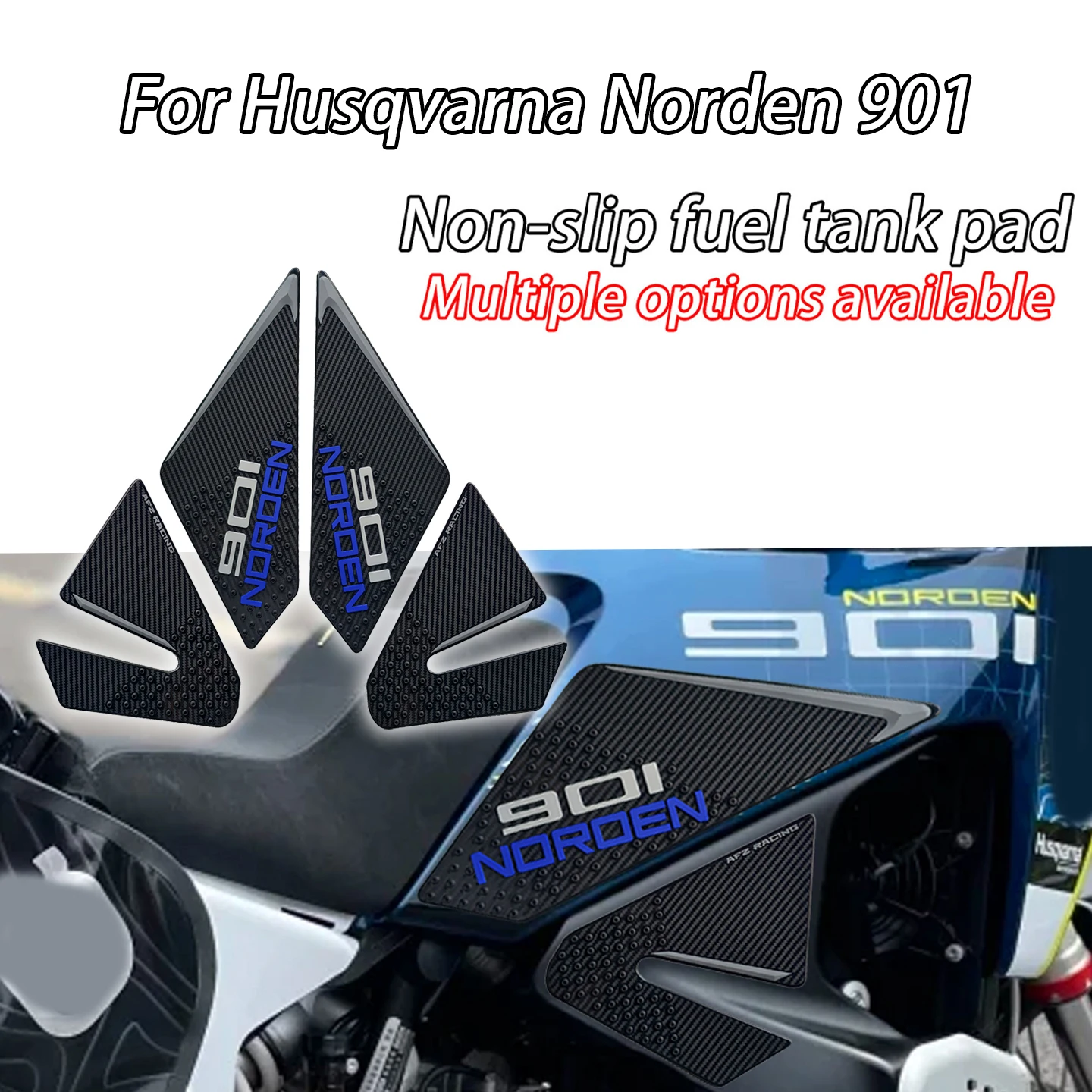 For Husqvarna Norden 901 ADV Husqvarna 901 Adventure New Tank Anti-slip Pad Motorcycle Stickers Knee Pads Side Sticker Tank Pad