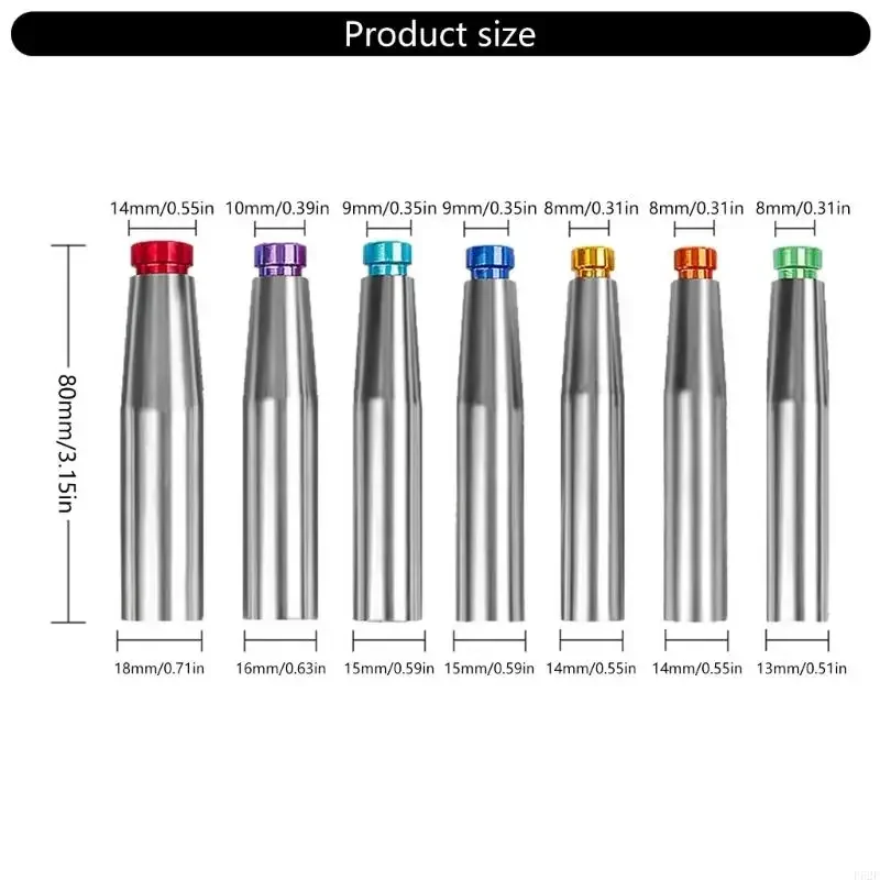F62F فعالة من 7 قطع سيارة تكييف الهواء ضاغط الختم/رمح إزالة الختم أدوات تثبيت مناسبة للموديلات المختلفة