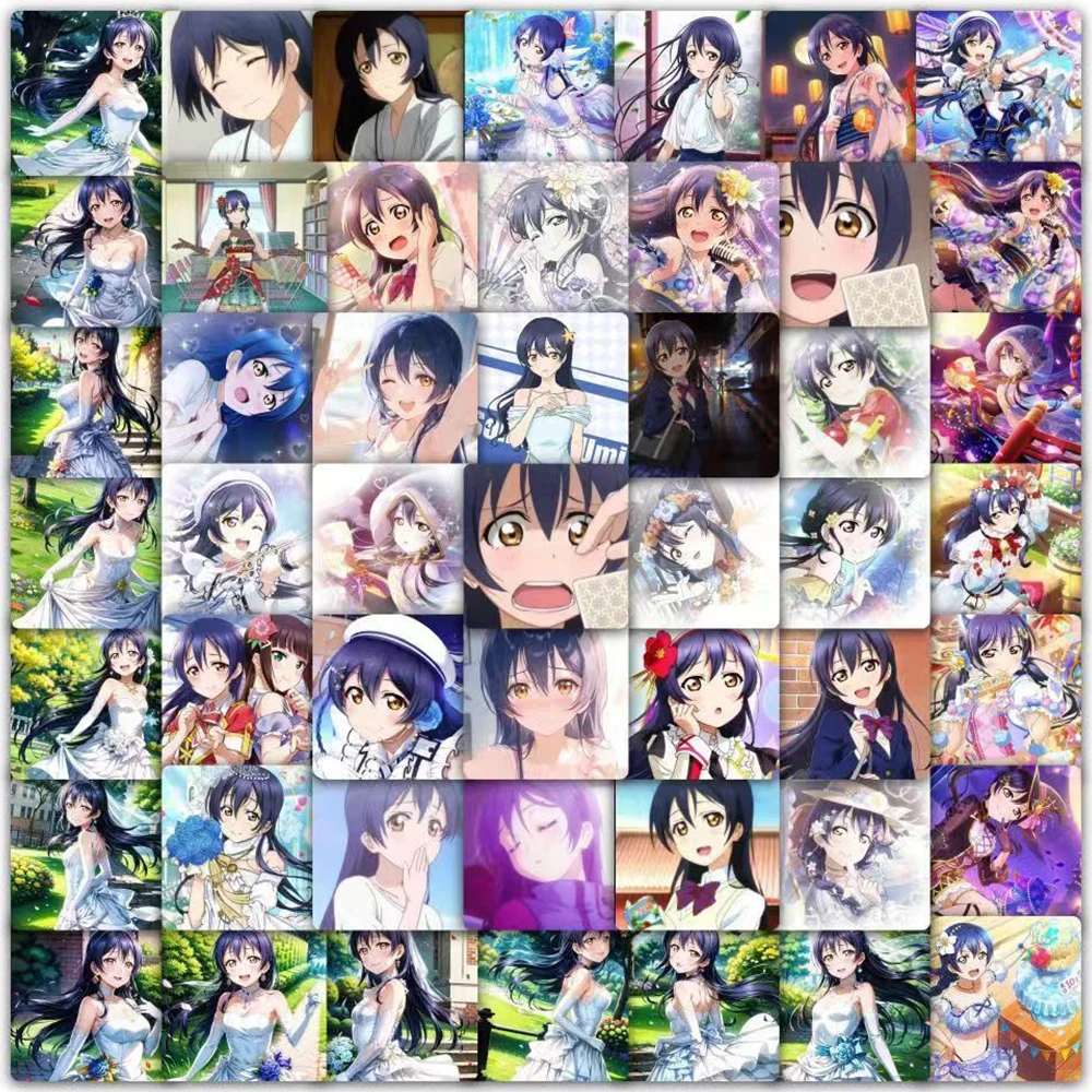 

10/30/59pcs Kawaii Umi Sonoda Anime Stickers Lovelive Cartoon Sticker Aesthetics Notebook Laptop Luggage Girls Decal Decoration