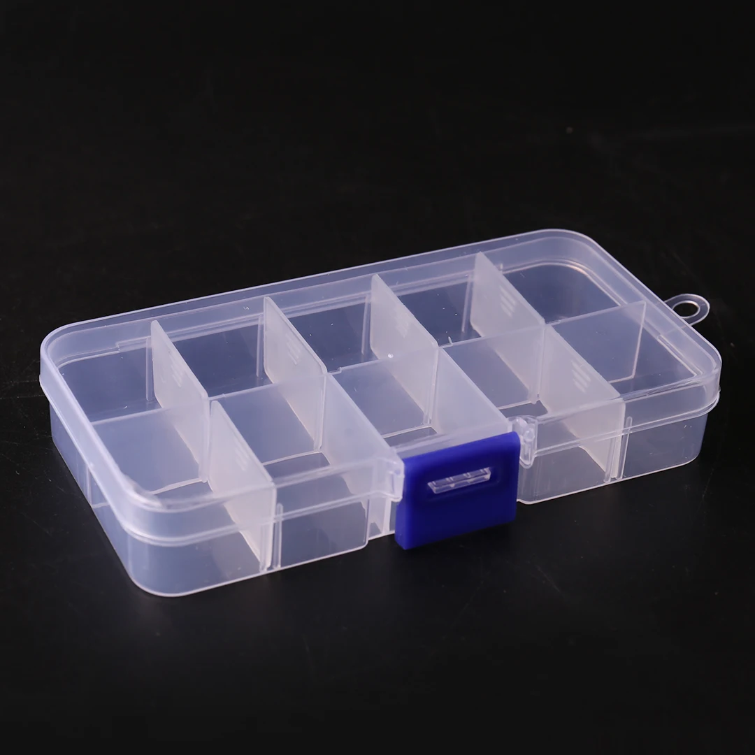 Model Storage box Banana Head Small Parts Box  8 or 10 Slots Cells Hardware Fittings Toolbox Square and Round