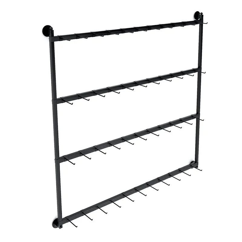 

Mobile phone display stand sells small commodity accessories, wall-mounted floor-to-ceiling earrings, mesh hook shelf.