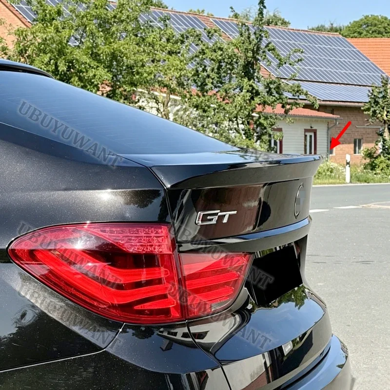 

For BMW 5 Series GT F07 Spoiler 2010-2016 Rear Trunk Lip ABS Black Wing Spoiler Car Styling Original factory Car Accessories
