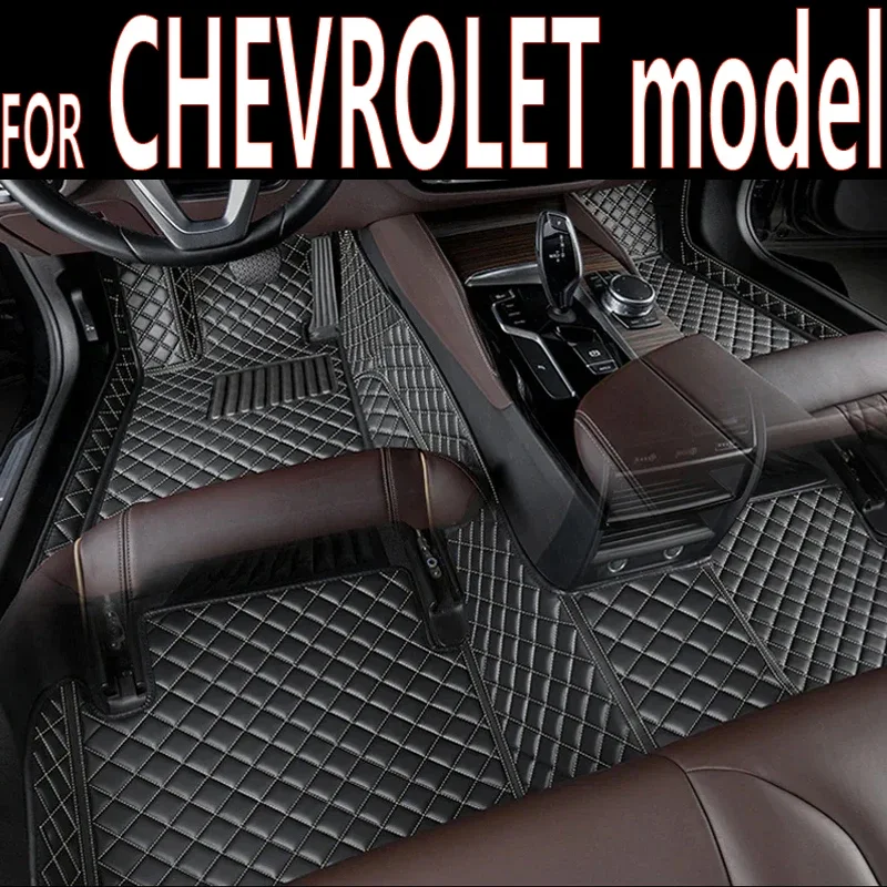 Car Floor Mats For CHEVROLET S10 Evanda Xpander Spin Volt Niva Caprice Cobalt Avalanche Cavalier Monte Carlo Car Accessories