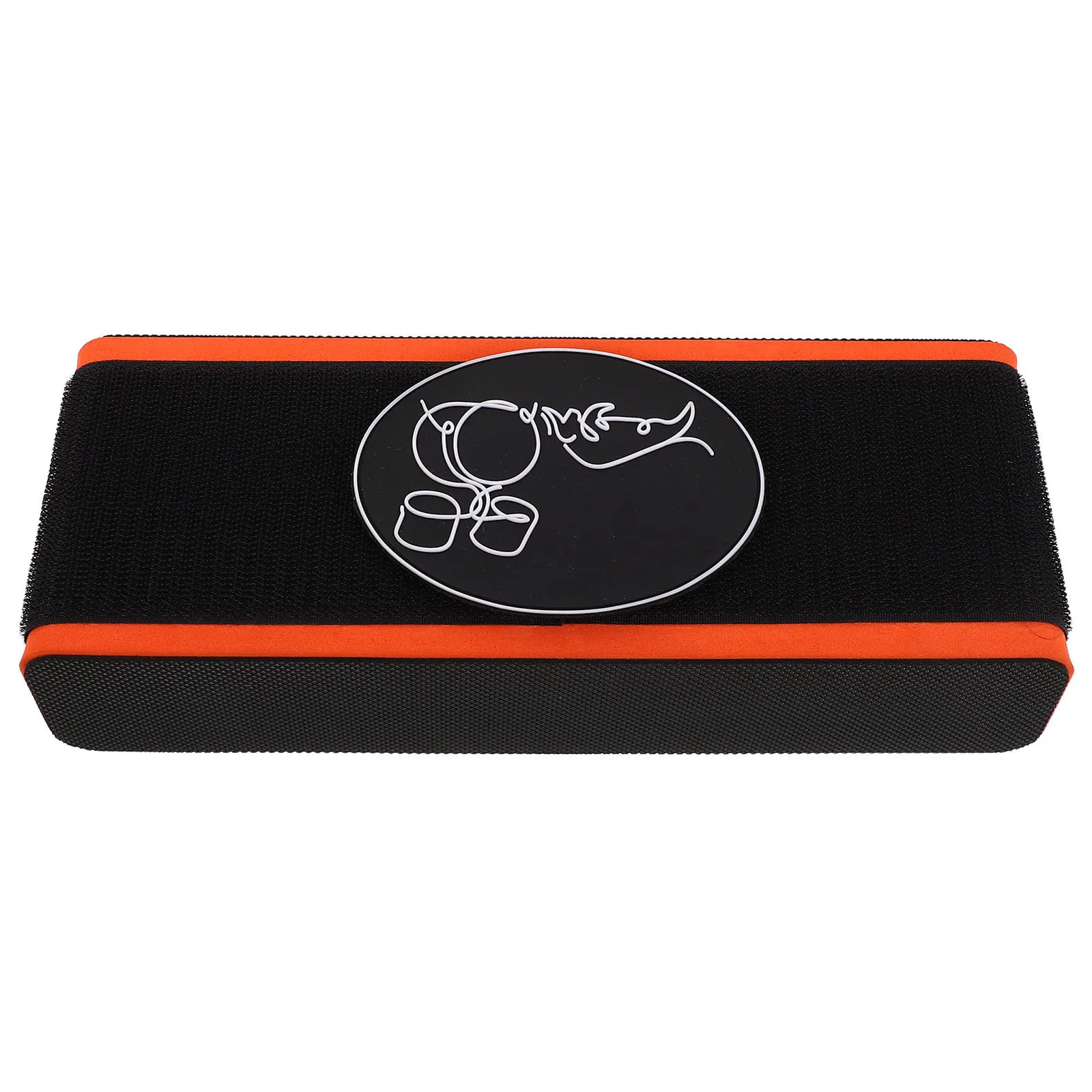 

Kick Stopper Orange Pu Anti-Slip Anchor Block Bass Drum Stabilizer Vibration Dampener Pad Performance Drum