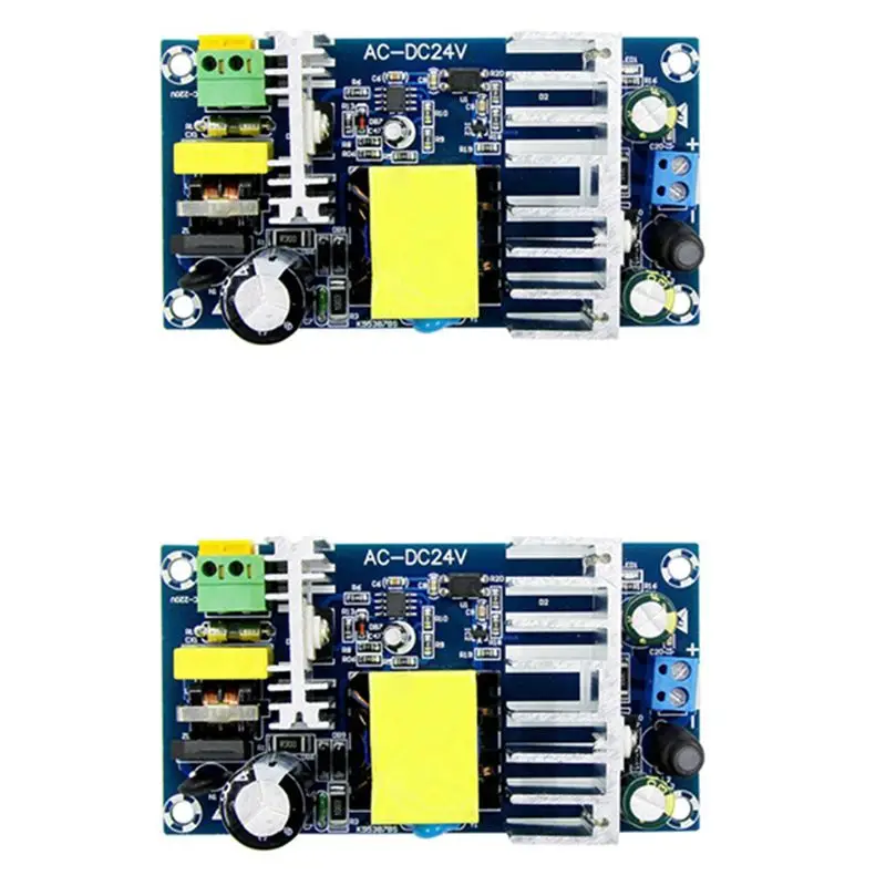 2X AC 110V 220V To DC 24V 6A AC-DC Switching Power Supply Board Module Buck Converter 100W XK-2412-24 DC Power Supply