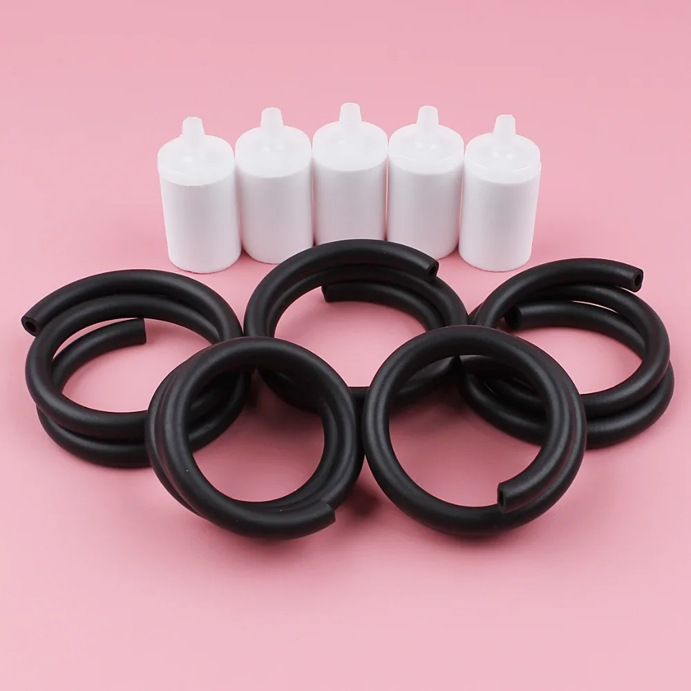 5 Set Fuel Filter Line Hose Kit For Husqvarna 61 66 261 268 362 365 371 372 XP 372XP Chainsaw Spare Parts
