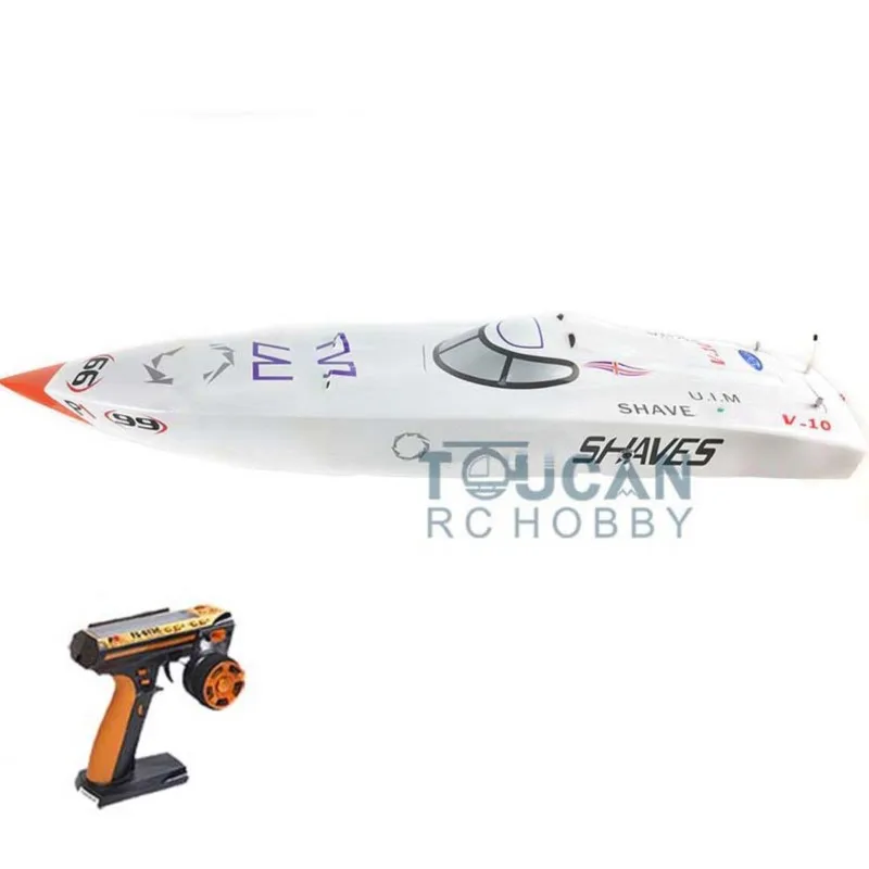 G26IP1 ARTR-RC Fiber Glass 26CC Gasoline Racing Speed RC Boat W/ Propeller/Water Cooling system/Radio System White THZH0073