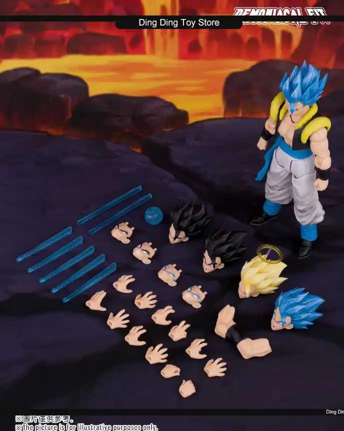 Demoniacal Fit Gogeta Figuur Dragon Ball Z Super Saiyan Blue Hero Waltz Gogeta De Supreme Dance Anime Action Figure Speelgoed Geschenken