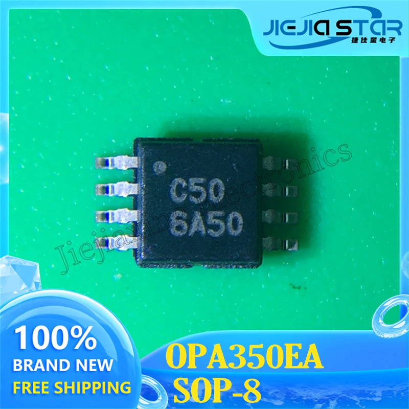 2~15PCS Free Shipping OPA350EA OPA350 Engraved C50 C5O Operational Amplifier Chip MSOP8 100% Original Latest Electronics ICs