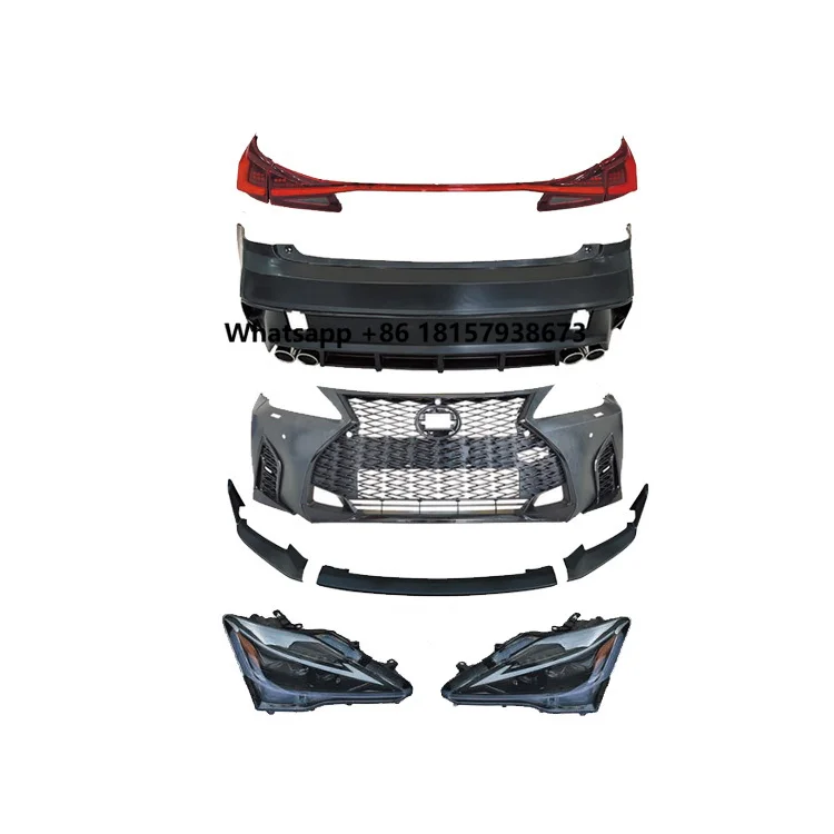 

High Quality Is 250 2006-2012 Upgrade 2021Body Kit Headlights Front Rear Bumper Head Lamp Tail Lights Body Kits for Lexus