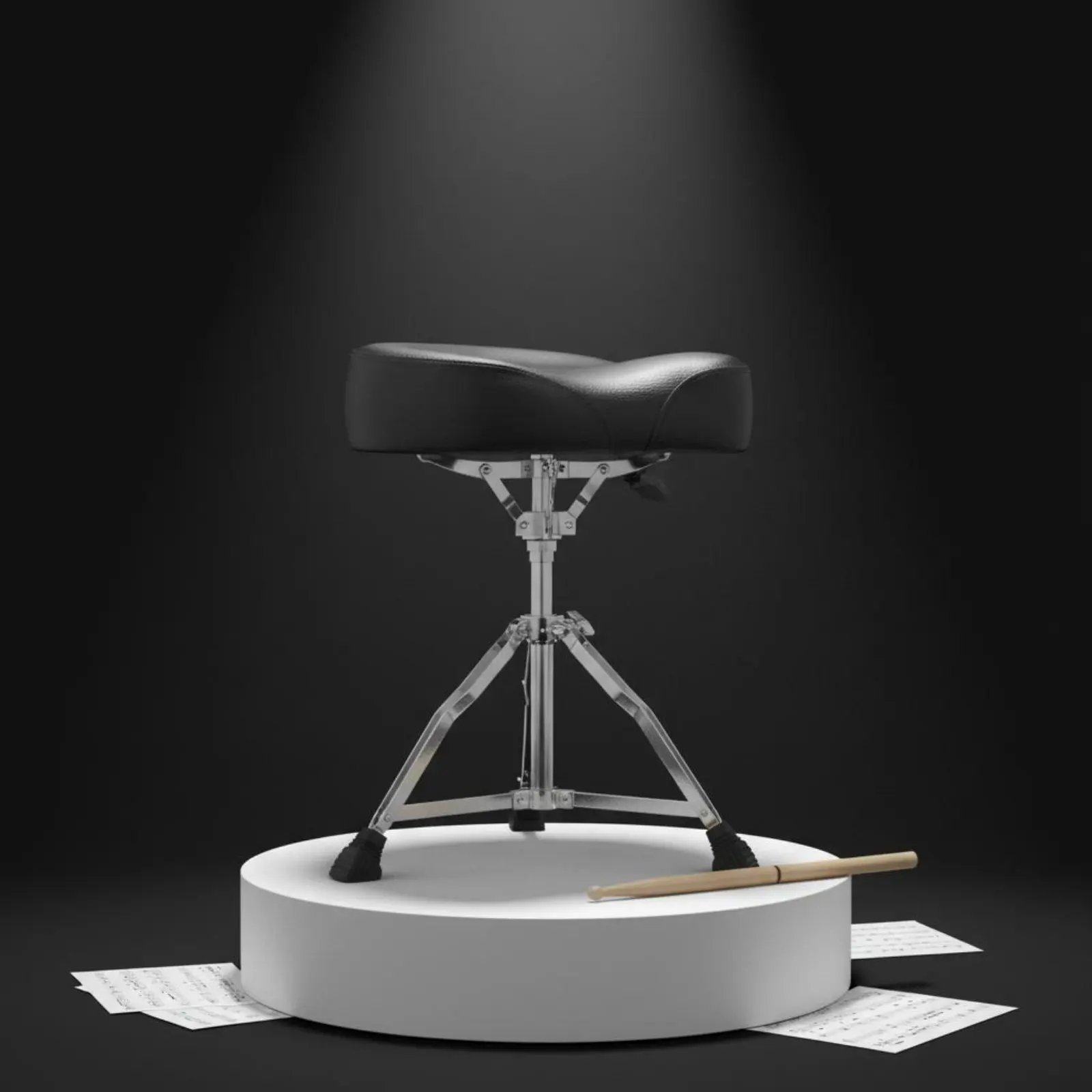 saddle-drum-throne-tripod-base-height-adjustable-drum-throne-music-seating-heavy-duty-high-load-capacity-for-practice-rehearsal