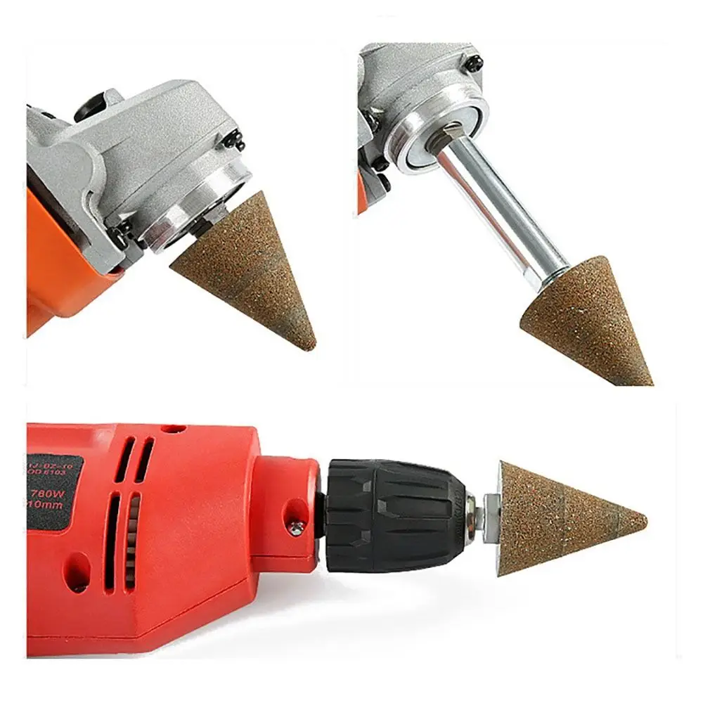 ดอกสว่านเจียรเพชรสำหรับงานแกะสลัก ขัดเงา หัวเจียรทรงกรวย สำหรับเครื่องเจียรไฟฟ้า ใช้แกะสลักหิน