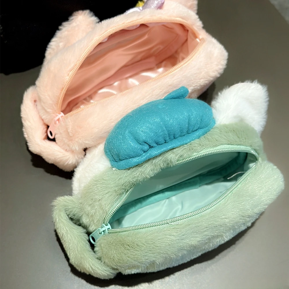 Cute LinaBell Gelatoni Cookie Ann Cosmetic Bag Lovely Plush Bag Kawaii Anime Pencil Case Cosmetic Storage Handbag Gifts Girl