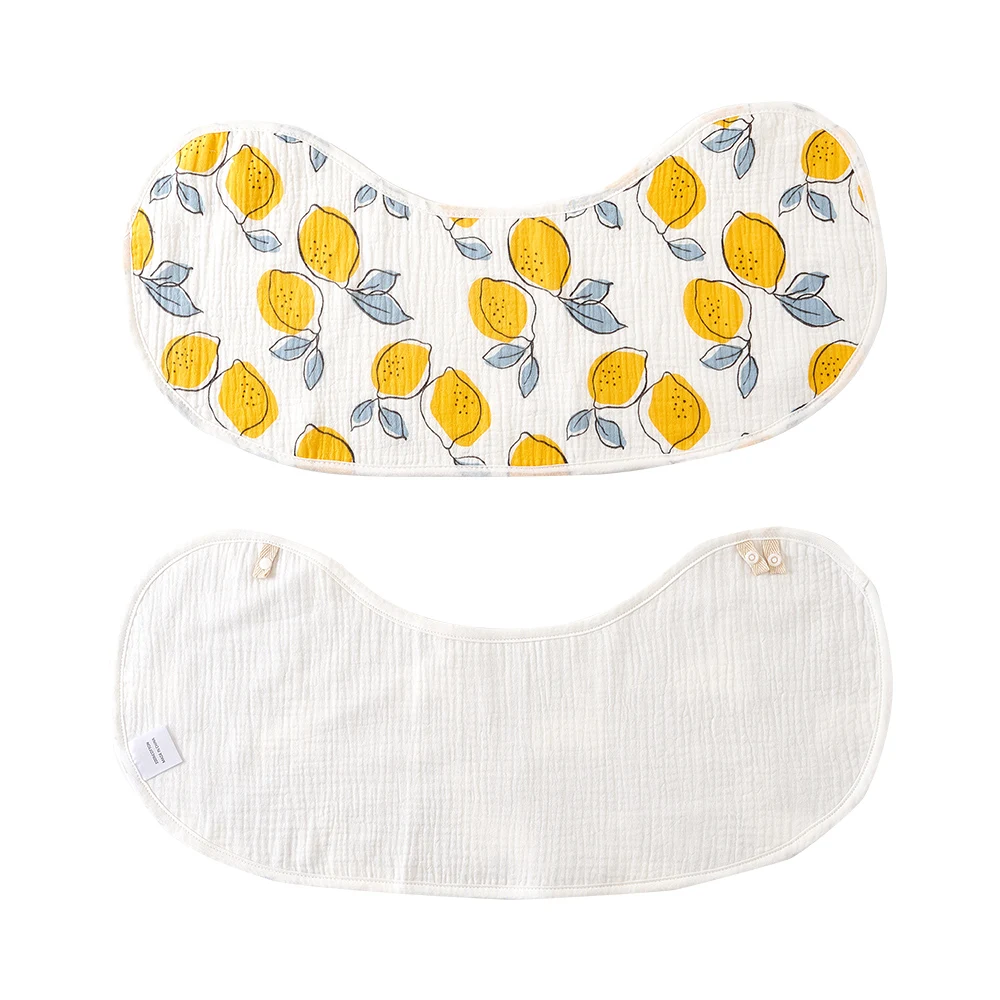 Mod yFlute-Bavoir en gaze de coton pour bébé, serviette douce et respirante pour nouveau-né, écharpe, 6 couches, bandanas, 1 pièce