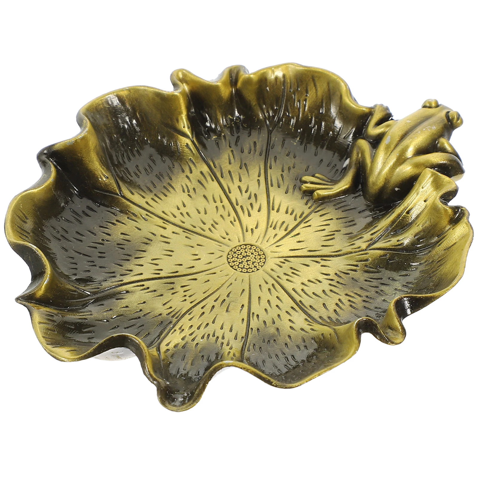 الضفدع فرشاة معدنية غسالة طبق الحبر الزخرفية الرجعية نمط سبائك الزنك حاوية المياه للخط اللوحة الثقافة الصينية #5