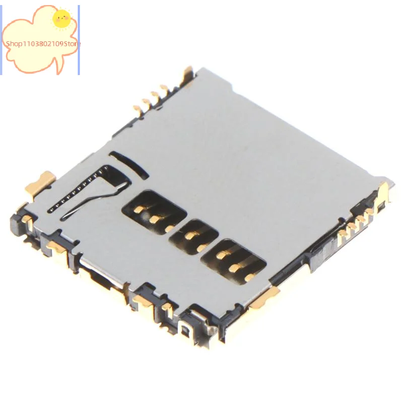 【HT】SCHA5B0200 Micro SIM Card Connector With Gold Plated Contacts For Mobile Phone Motherboard Repair DIY Electronic Projects