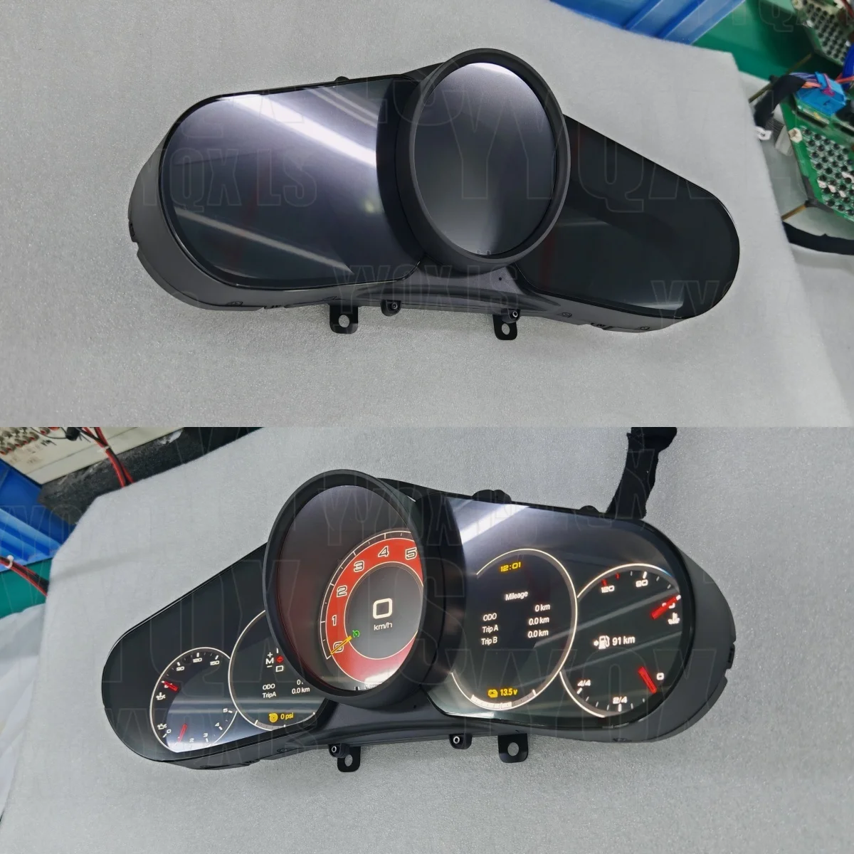 han LCD Digital Cluster For Porsche 911 2012-2019 LCD Instrument Panel Speedometer Odometer Dashboard Display Car accessories