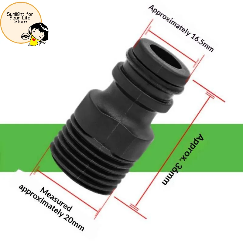 HOT!Threaded Hydraulics Quick Coupling 5Pcs 1/2 Inch High Performance Water Pipe Faucet Adapter for Industrial Plumbing Work