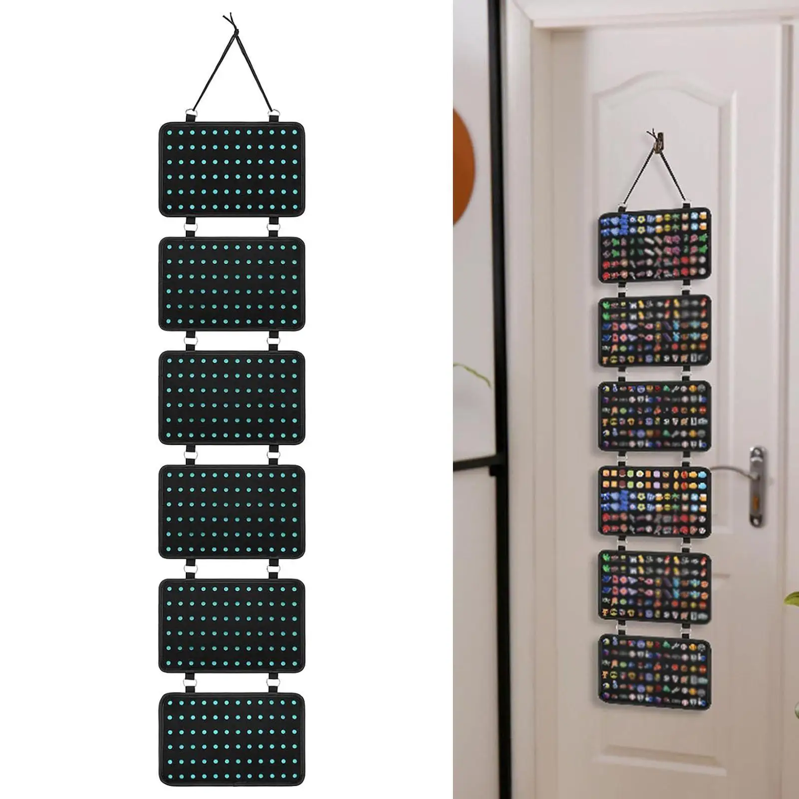 

Pin Display Holder Home Dorm Portable Felt Collection Bedroom Closet Wall Hanging Brooch Display Organizer Shoe Charms Organizer