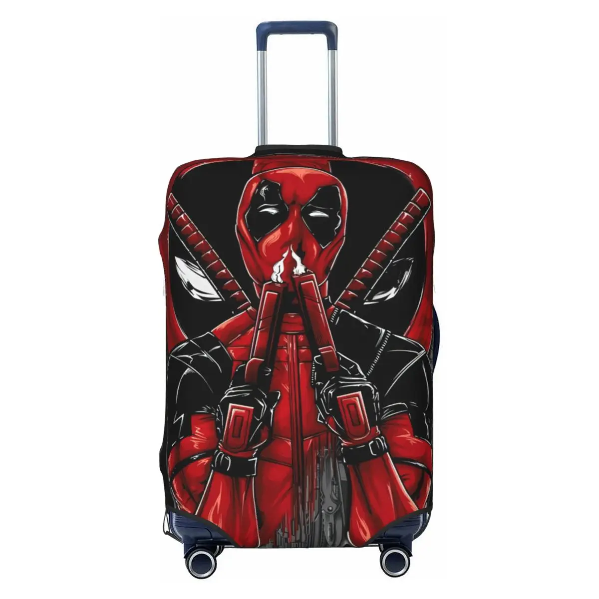 

Deadpool Travel Luggage Cover Washable Suitcase Cover Protector Fit 18-32 Inch