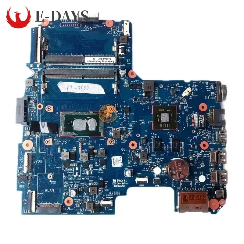 

For HP 340 348 G3 Laptop Motherboard 6050A2811101-MB-A01 Notebook Mainboard With I5-7200U I7-7500U CPU R5 M430 2G GPUhigh Qualit