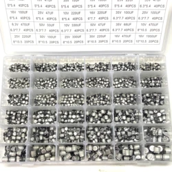 1500PCS SMD Chip Aluminum Electrolytic Capacitors Sample Box 36values Chip Aluminum Electrolytic Capacitors 1UF~1000UF 4V-60V