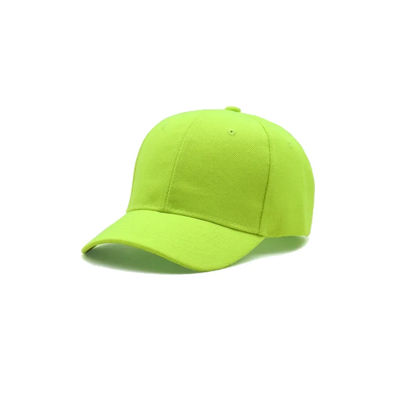 Op maat bedrukt logo Diy Baseball Cap Unisex Verstelbare Mannen Vrouwen Sport Trucker Hoed Effen Kleur Gepersonaliseerde Caps