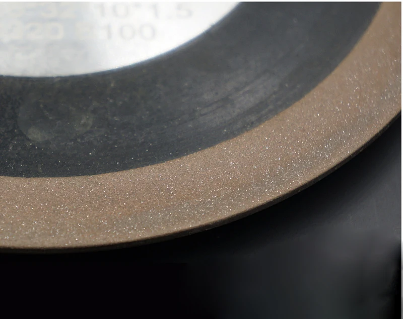 Einseitig abgeschrägtes Diamantschleifrad für Hartmetall-Sägeblätter, Fräser, Drehwerkzeuge, Bohrer, Konzentration 125*32*10*1,5 – Detail 4