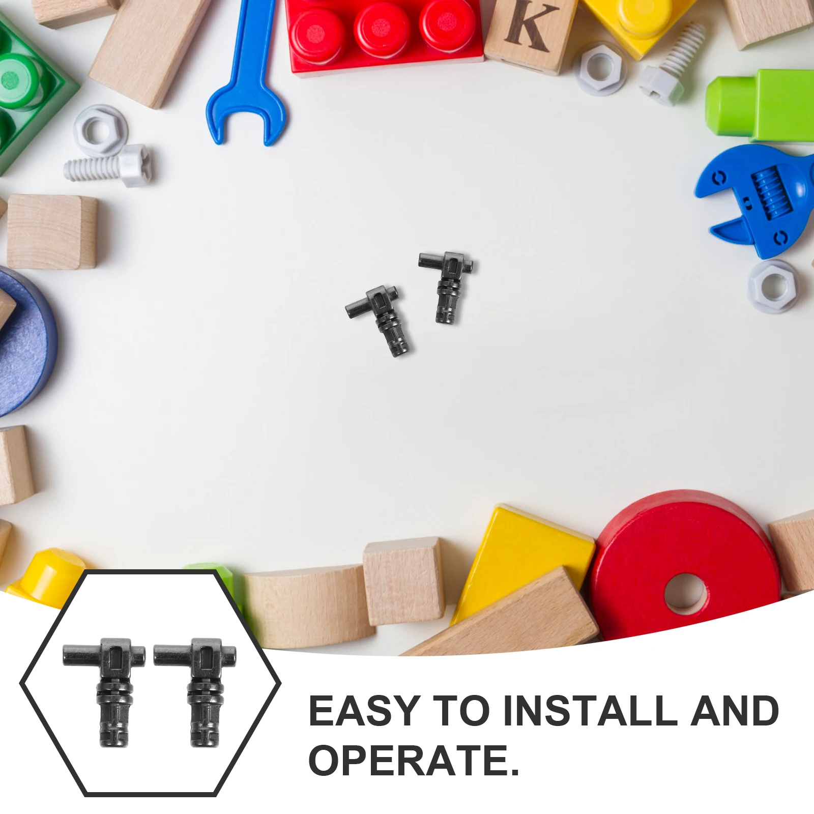 

1 Pair Metal Repairing Parts For Car Durable Replacement Compatible With Gundam J4 Action Figure Accessories For